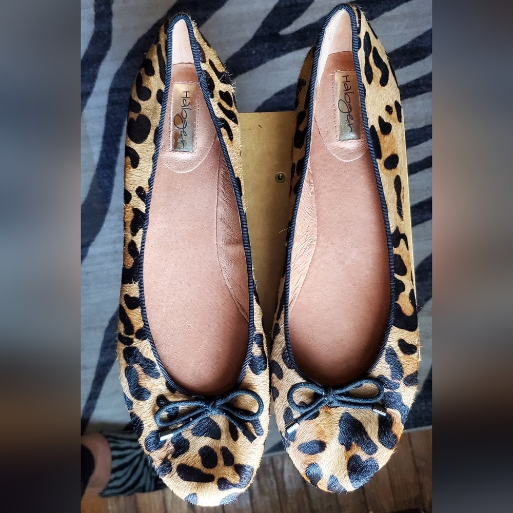 Halogen Animal Print Flats BRAND NEW